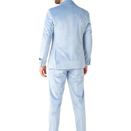 Hellblauer Samt-Smoking Männer <tc>OppoSuits</tc>