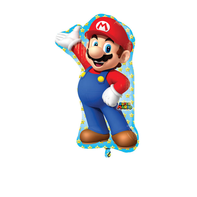 Super Mario Helium Ballon XL 83cm leer