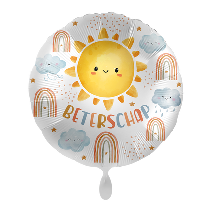 Get Well Helium Ballon Bunt Leer 43cm