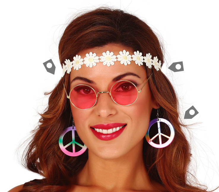 Hippie Set Blume 3 Stück