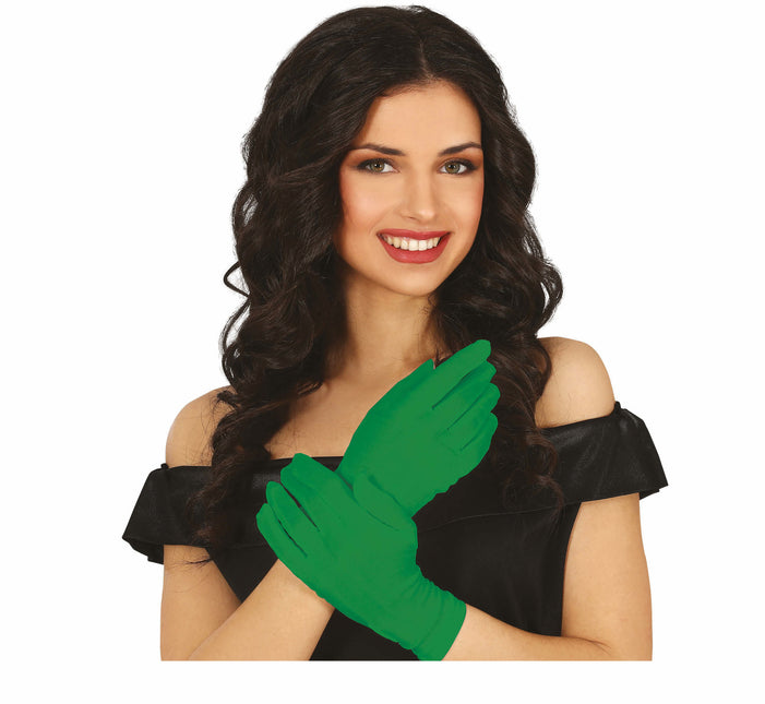 Grüne Handschuhe 20cm