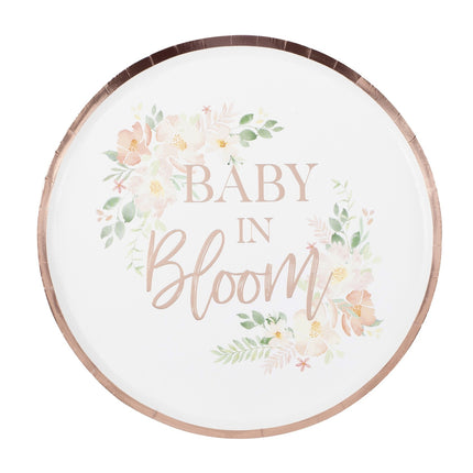 Teller Baby In Bloom 24,5cm 8Stk.