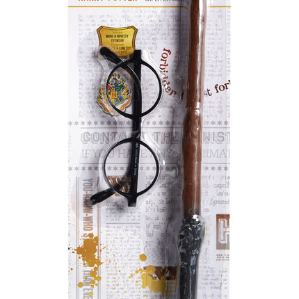 Harry Potter Zauberstab und Schutzbrille