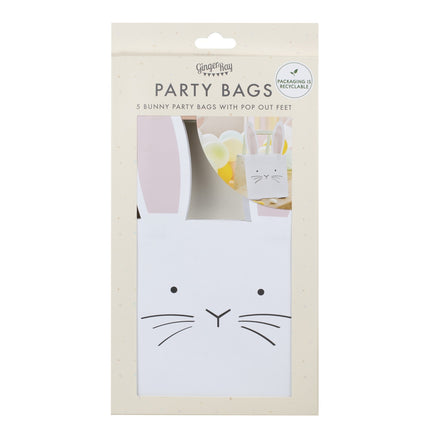 Ostern Partytaschen Hase 17cm 5Stk