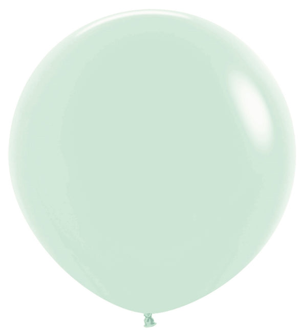 Ballons Pastell Mattgrün 91cm 10Stk