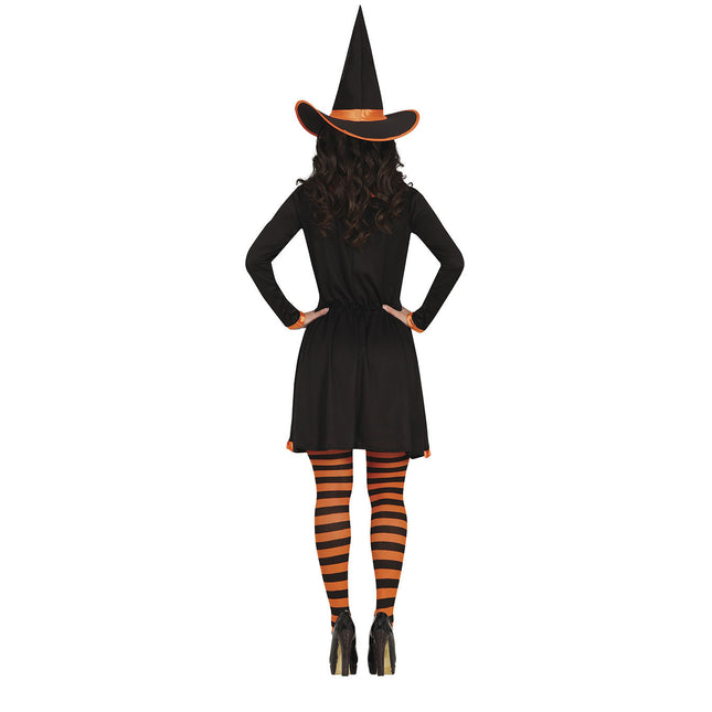 Hexe Halloween Kostüm Damen Orange