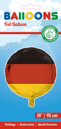 Heliumballon Flagge Deutschland 45cm leer