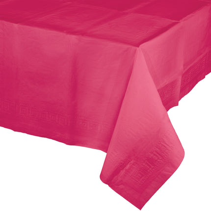 Fuchsia Tischtuch Plastik 2.74m