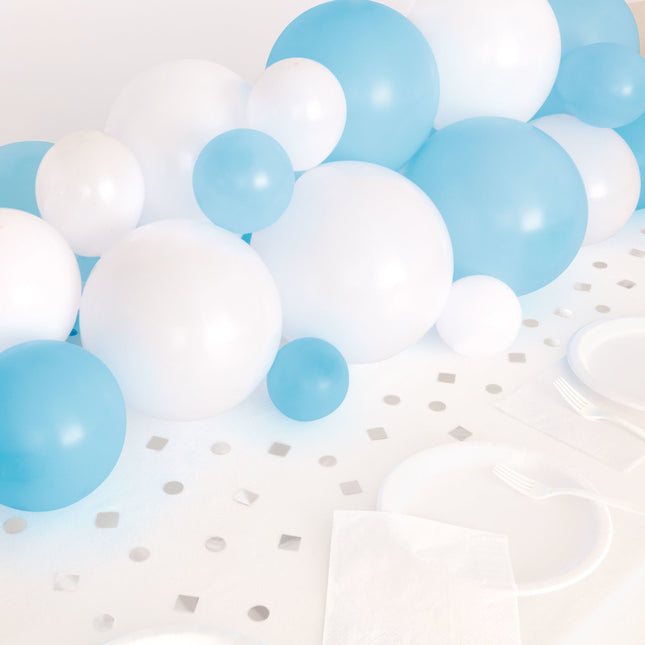 Ballongirlande Dekoration Set Blau