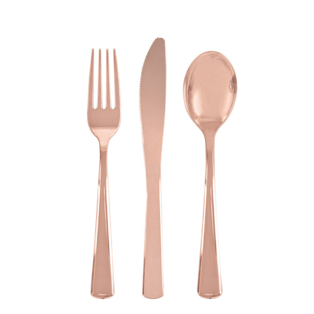 Rose Gold Besteck 19,7cm 18 Stück