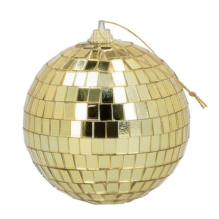 Goldener Discoball 8cm 6Stück