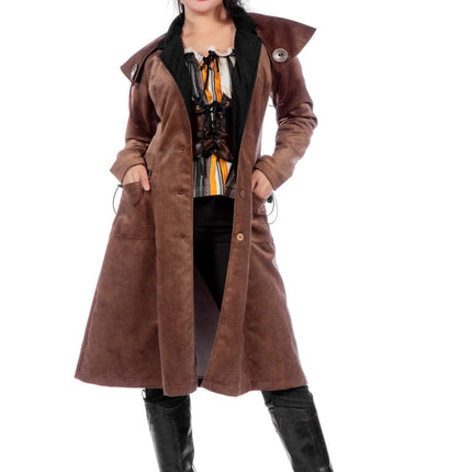 Cowboy Jacke Braun Damen