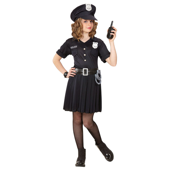 Polizei Kleid Schwarzes Mädchen