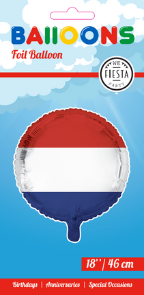 Heliumballon Flagge Niederlande 45cm leer