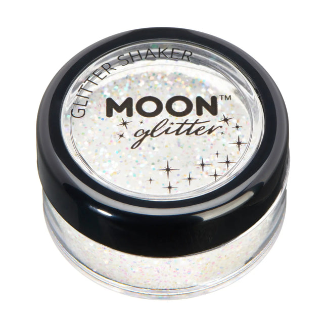 Moon Glitter Schillernde Glitter Shaker Weiß 5g