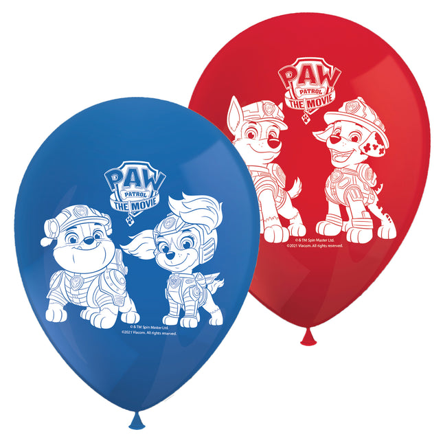 Paw Patrol Luftballons 8 Stk.