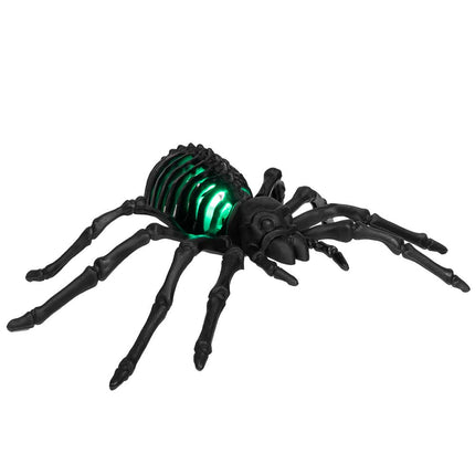 Halloween Led Spinne Skelett Schwarz 22cm