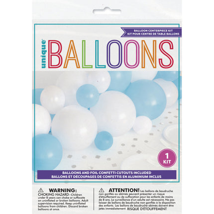 Ballongirlande Dekoration Set Blau