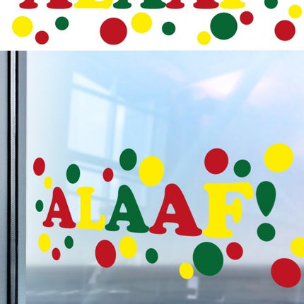 Fensteraufkleber Alaaf 75cm