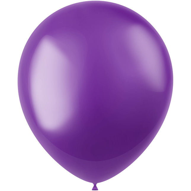 Lila Luftballons Metallisch Violett Lila 33cm 10Stk