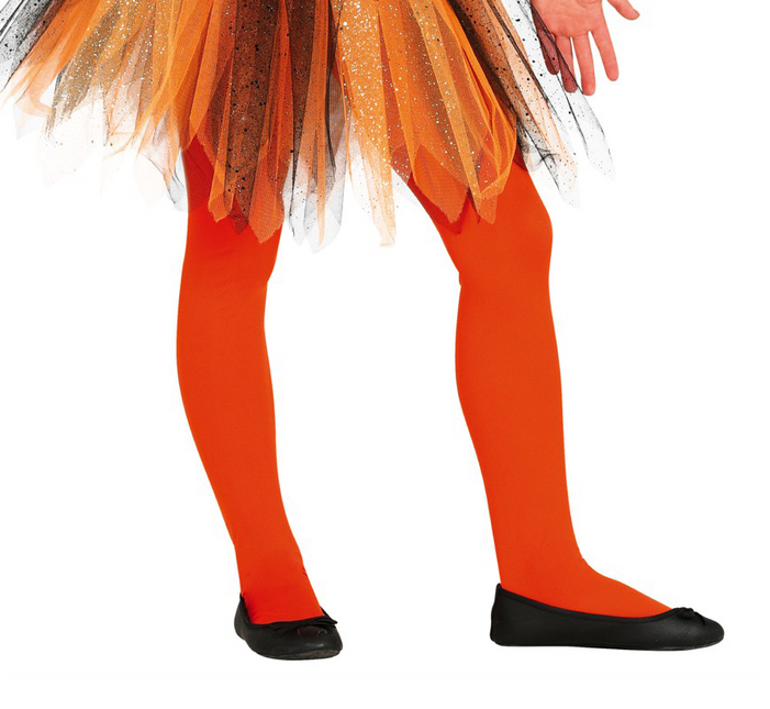 Halloween Strumpfhose Kind Orange