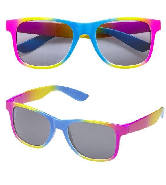 Gelb Blau Rosa Brille