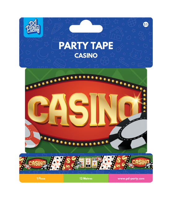 Party Tape Casino 1.2m