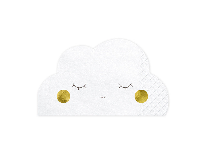 Servietten Wolke 16cm 20Stk