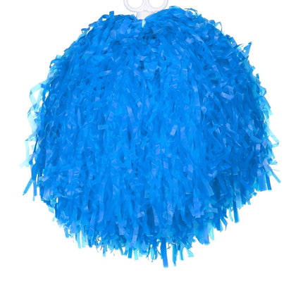 Blaue Pompons Cheerleader