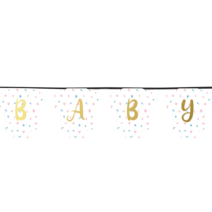 Gender Reveal Girlande Baby 1,3m