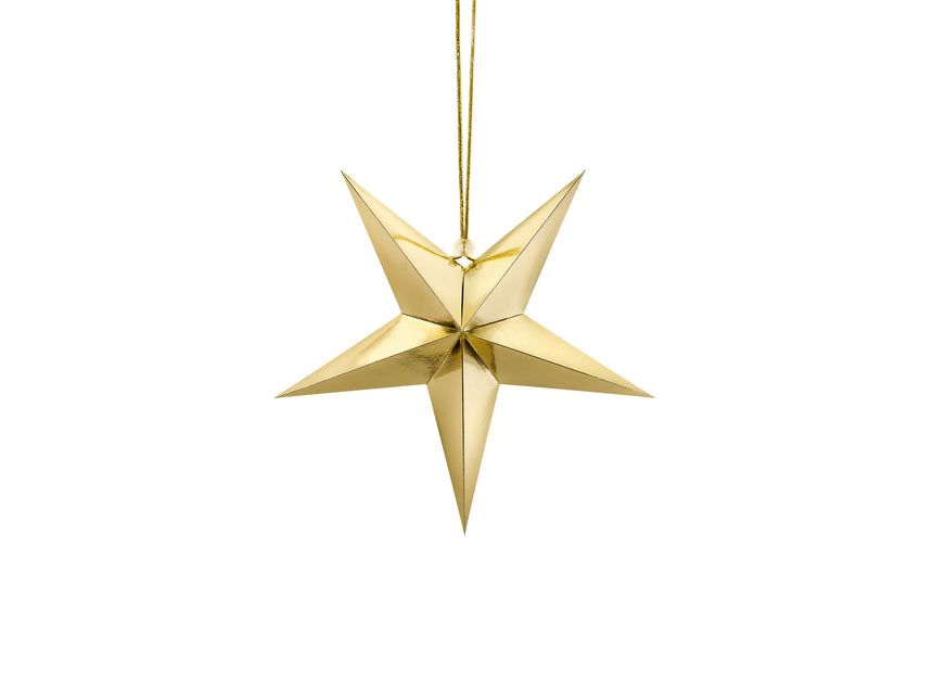 Gold Lampion Star 30cm