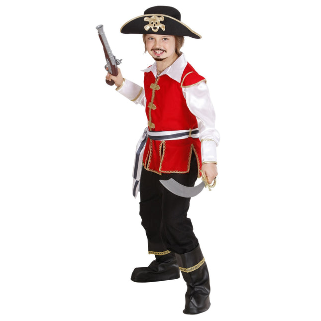 Piratenanzug Weiß Schwarz Junge