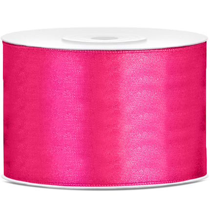 Satinband Fuchsia 50mm 25m