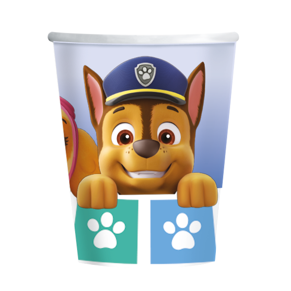 Paw Patrol Becher Papier 250ml 8Stück