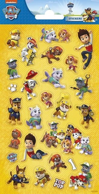 Paw Patrol Aufkleber Glitter