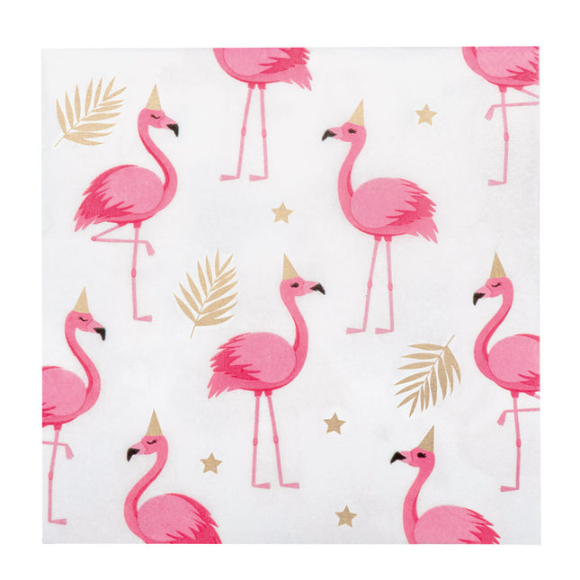 Flamingo Servietten Papier 33cm