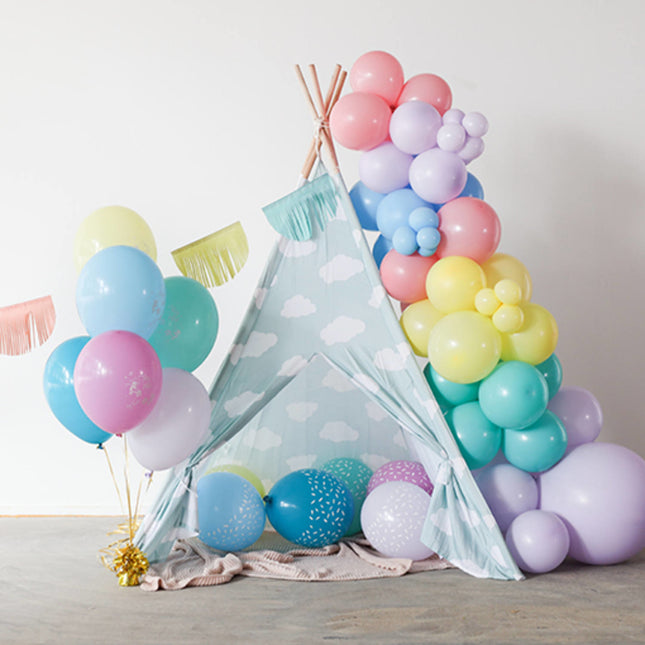 Ballons Konfetti Bunt 33cm 6Stk