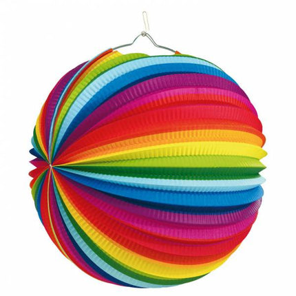 Regenbogen Lampion 25cm