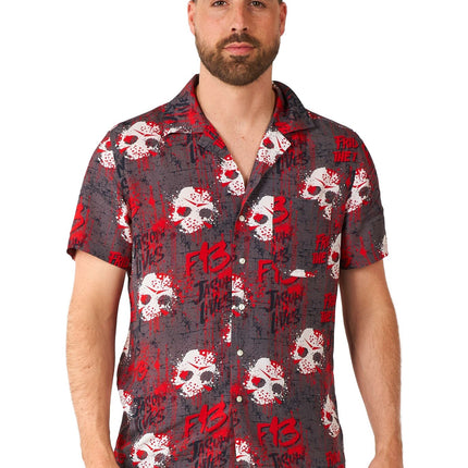 Freitag der 13. Shirt Kurzarm Männer <tc>OppoSuits</tc>