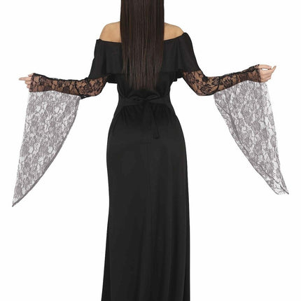 Gothic Halloween Kostüm Damen Schwarz