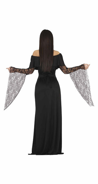 Gothic Halloween Kostüm Damen Schwarz