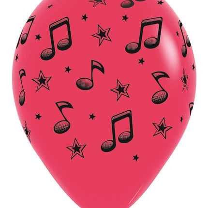 Ballons Musiknoten 30cm 25Stk