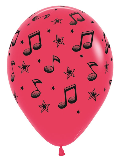 Ballons Musiknoten 30cm 25Stk