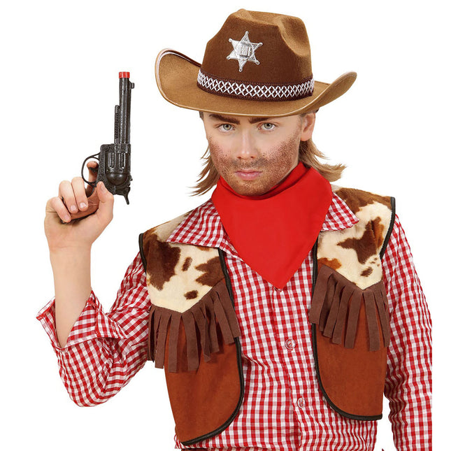 Cowboyhut Brauner Sheriff