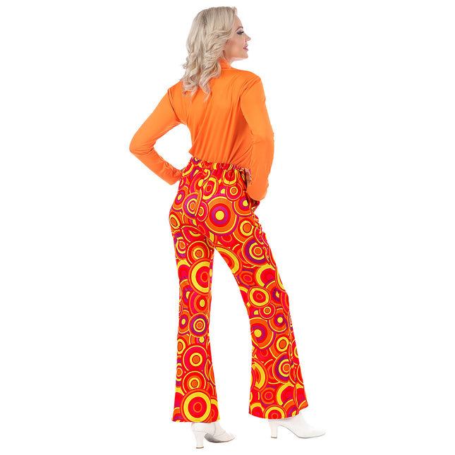 Disco 70S Hose Orange Ladies Bubbles