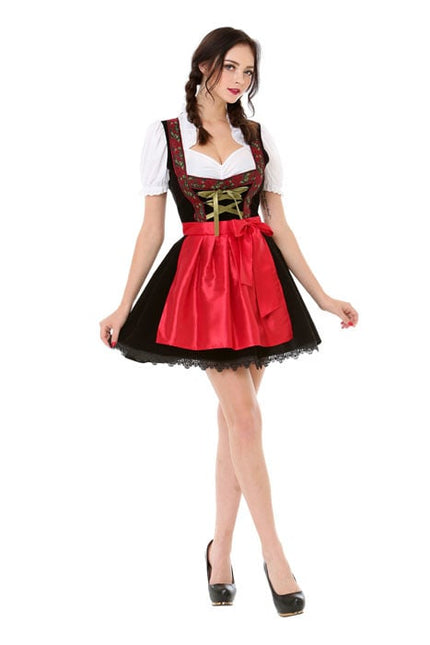 Dirndlkleid Oktoberfest Rosen