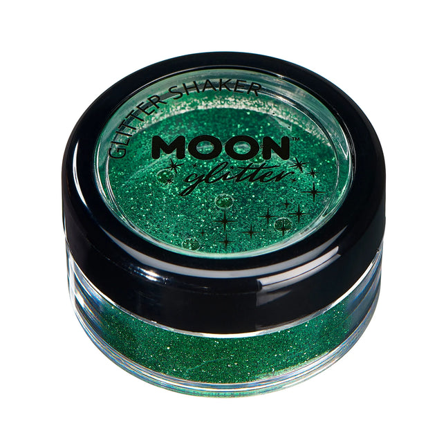 Moon Glitter Classic Fine Glitter Shaker Grün 5g