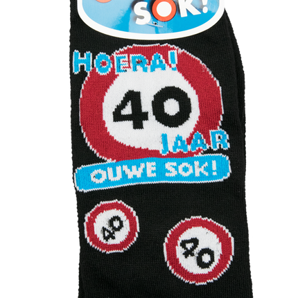 Lustige Socken 40 Jahre 1 Paar