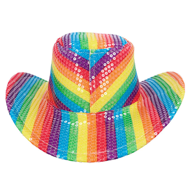 Hut Regenbogen Cowboy