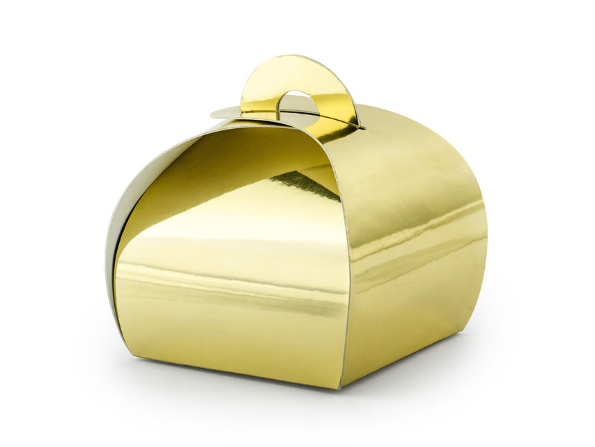 Geschenkboxen Gold 6cm 10Stk